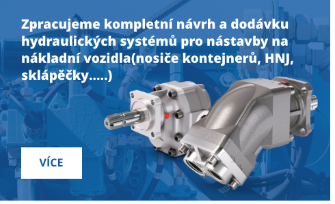 Zpracujeme kompletní návrh a dodávku hydraulických systémů pro nástavby na nákladní vozidla (nosiče kontajnerů, HNJ, sklápěčky ...)